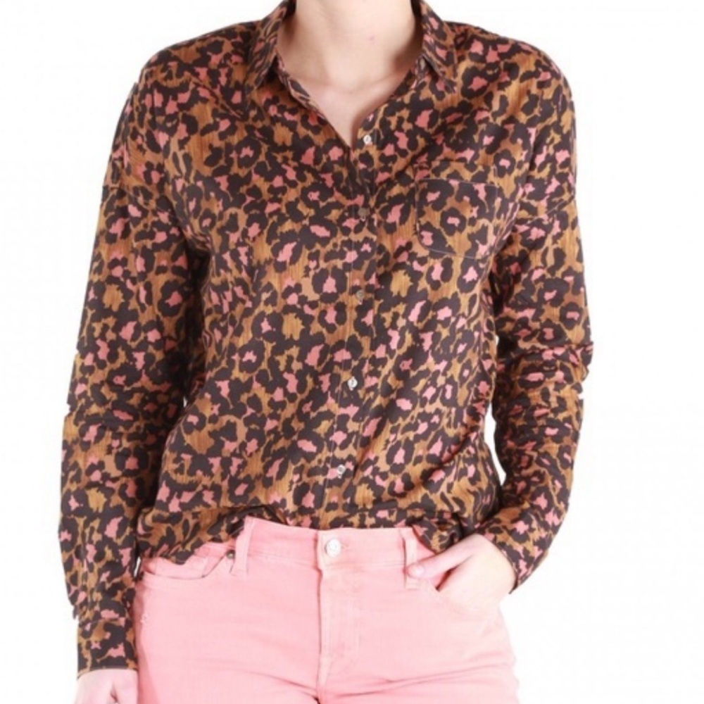 🖤🤎Scotch & Soda Leopard Blouse